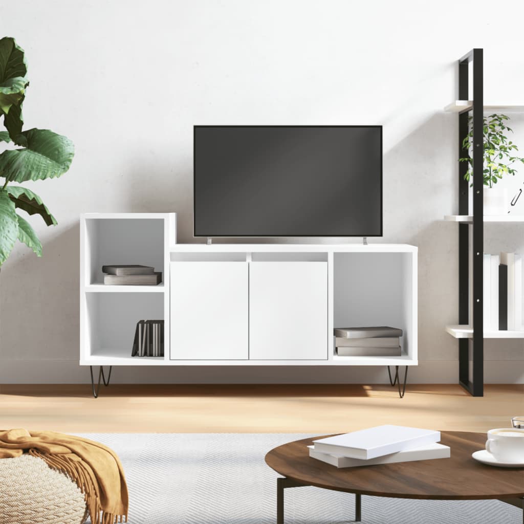 Tv-Bänk 100X35X55 Cm Konstruerat Trä
