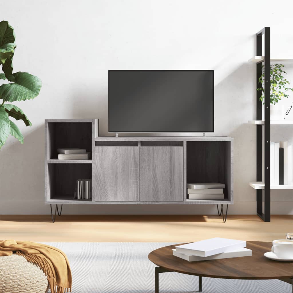 Tv-Bänk 100X35X55 Cm Konstruerat Trä