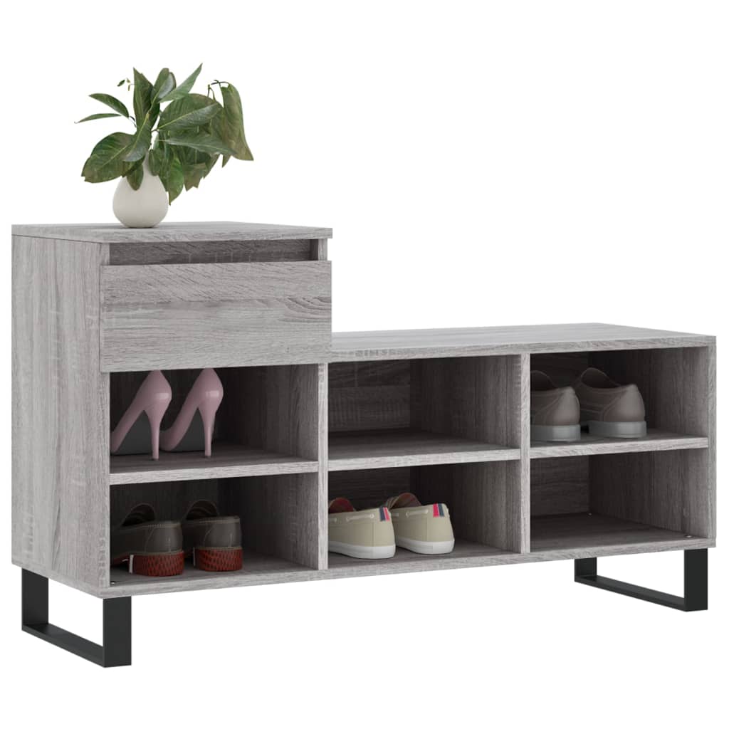 Skoskåp 102X36X60 Cm Konstruerat Trä