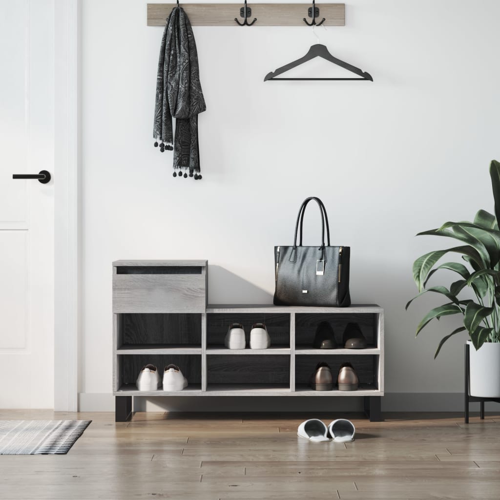 Skoskåp 102X36X60 Cm Konstruerat Trä