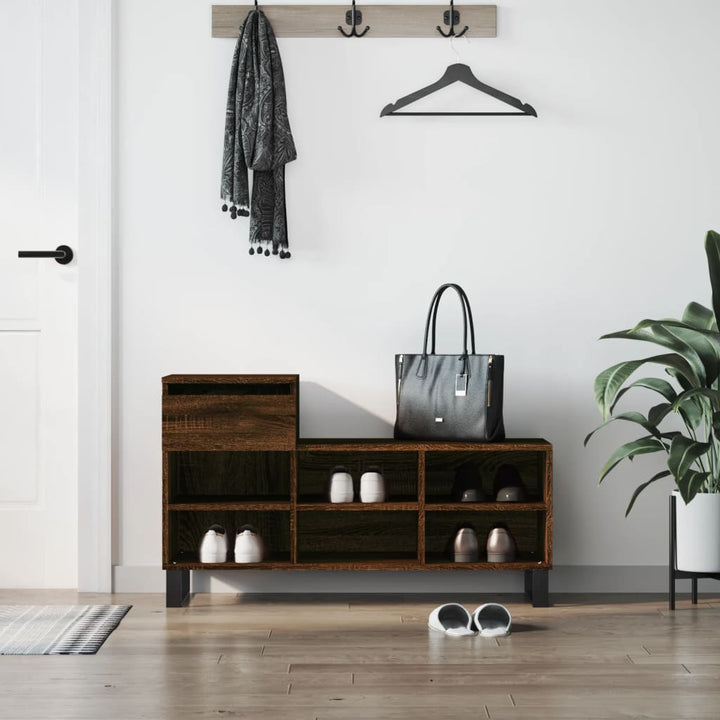 Skoskåp 102X36X60 Cm Konstruerat Trä