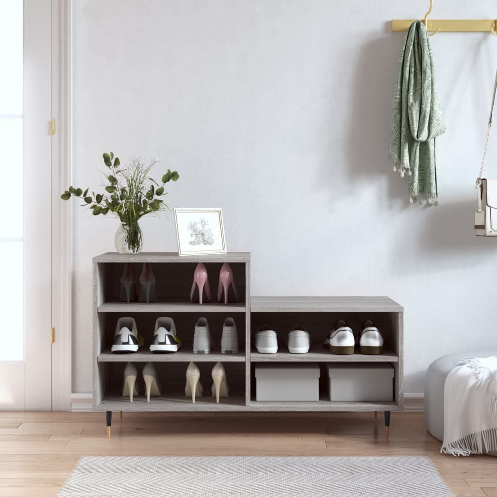 Skohylla Sonoma-Ek 102X36X60 Cm Konstruerat Trä