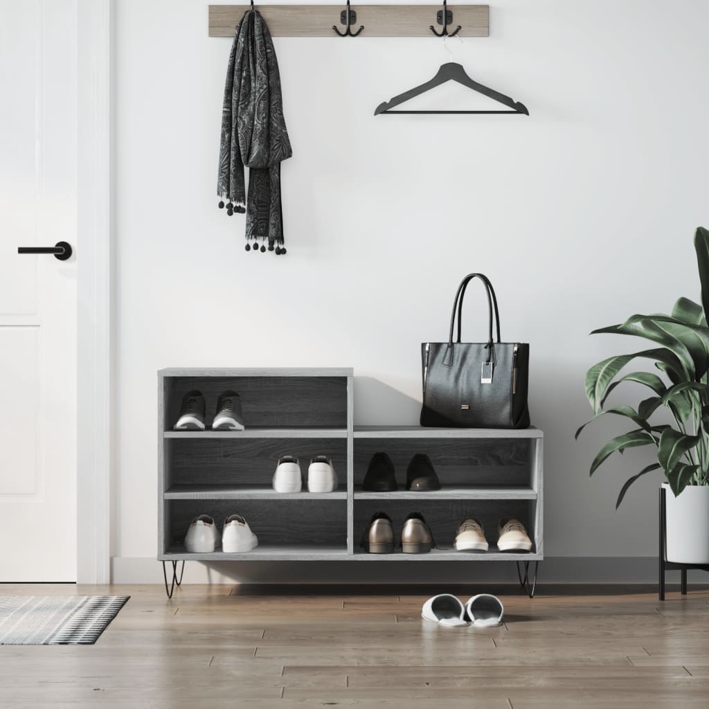 Skoskåp 102X36X60 Cm Konstruerat Trä