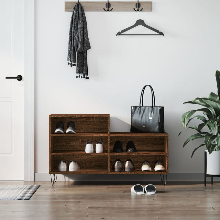 Skoskåp 102X36X60 Cm Konstruerat Trä
