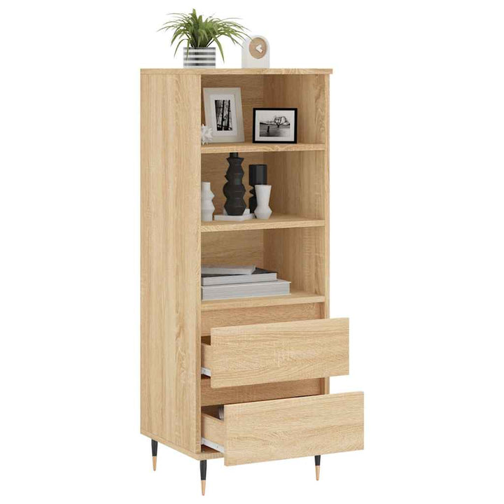 Högskåp Sonoma-Ek 40X36X110 Cm Konstruerat Trä