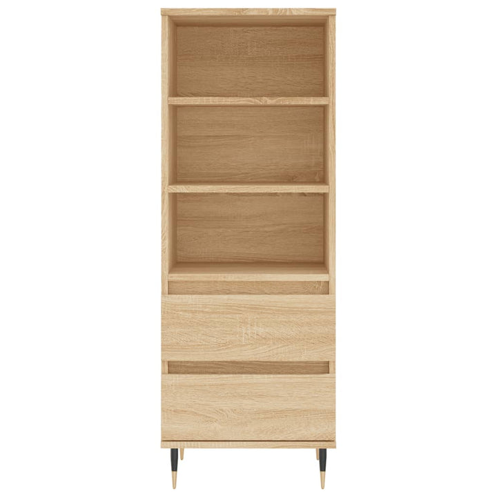 Högskåp Sonoma-Ek 40X36X110 Cm Konstruerat Trä