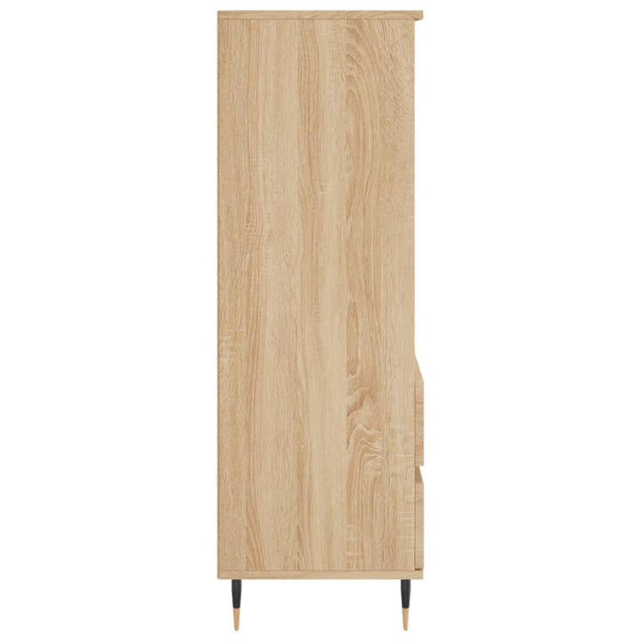 Högskåp Sonoma-Ek 40X36X110 Cm Konstruerat Trä