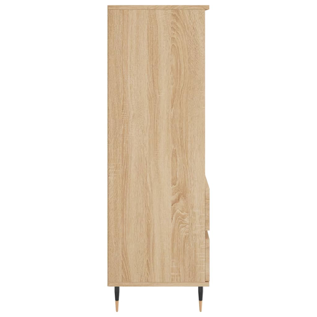 Högskåp Sonoma-Ek 40X36X110 Cm Konstruerat Trä