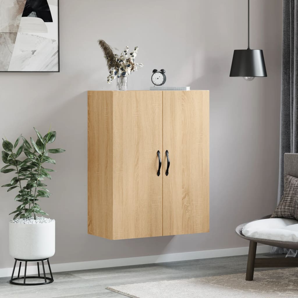 Väggskåp Sonoma-Ek 69,5X34X90 Cm Konstruerat Trä
