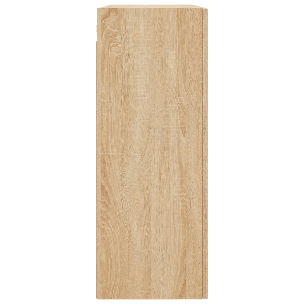Väggskåp Sonoma-Ek 69,5X34X90 Cm Konstruerat Trä