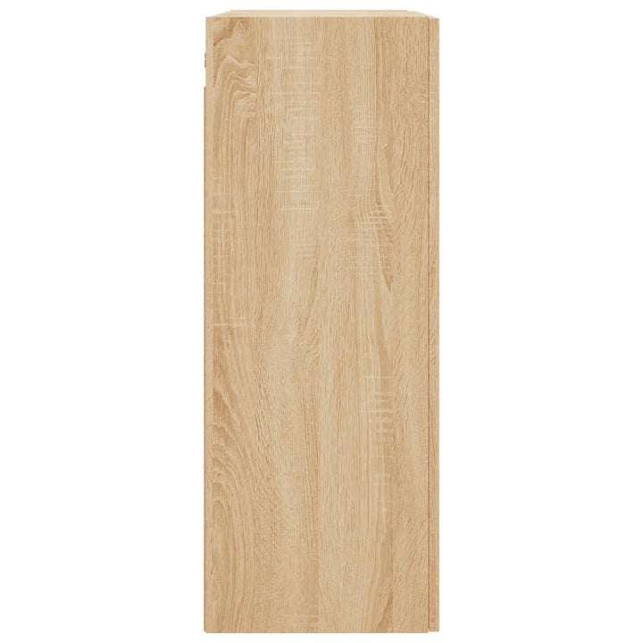 Väggskåp Sonoma-Ek 69,5X34X90 Cm Konstruerat Trä