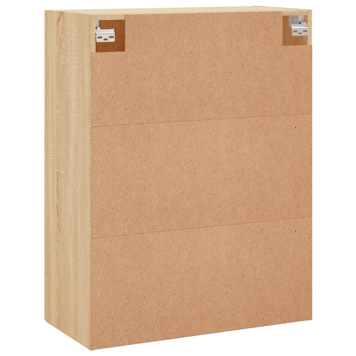 Väggskåp Sonoma-Ek 69,5X34X90 Cm Konstruerat Trä