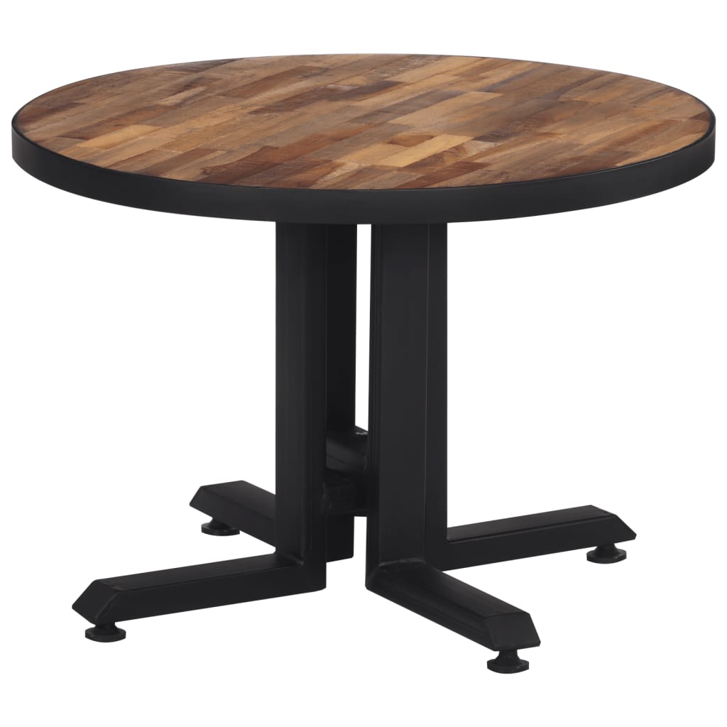 Soffbord Runt Ø Massiv Återvunne Teak