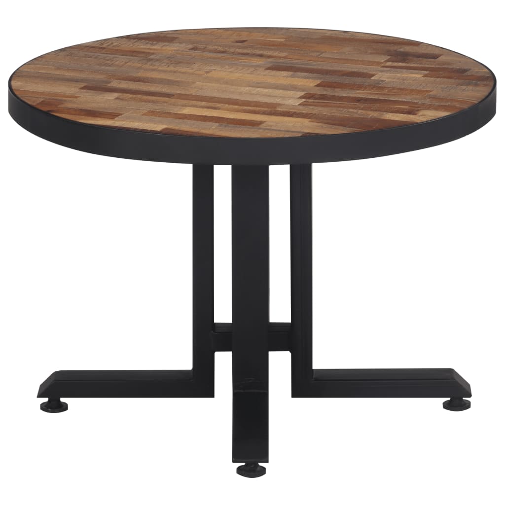 Soffbord Runt Ø Massiv Återvunne Teak