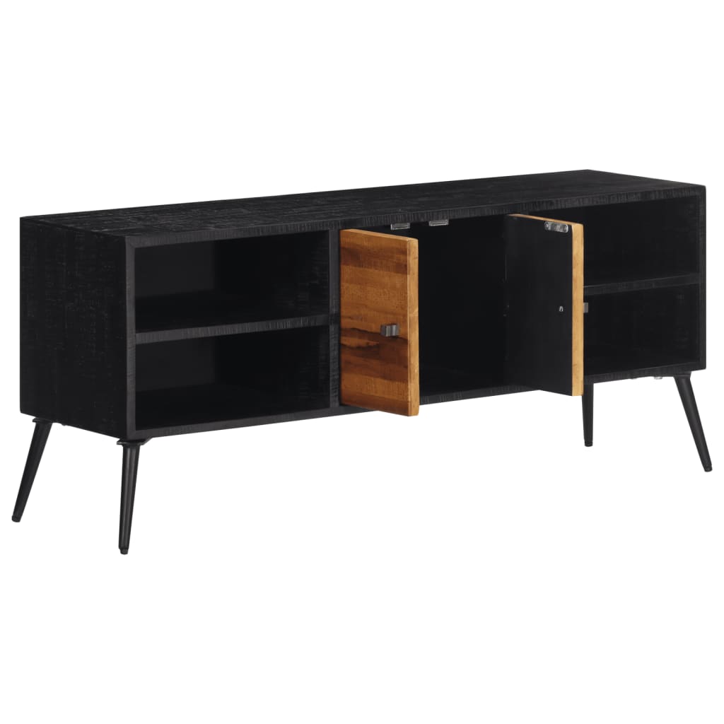 Tv-Bänk 112X31X45 Cm Massiv Återvunnen Teak