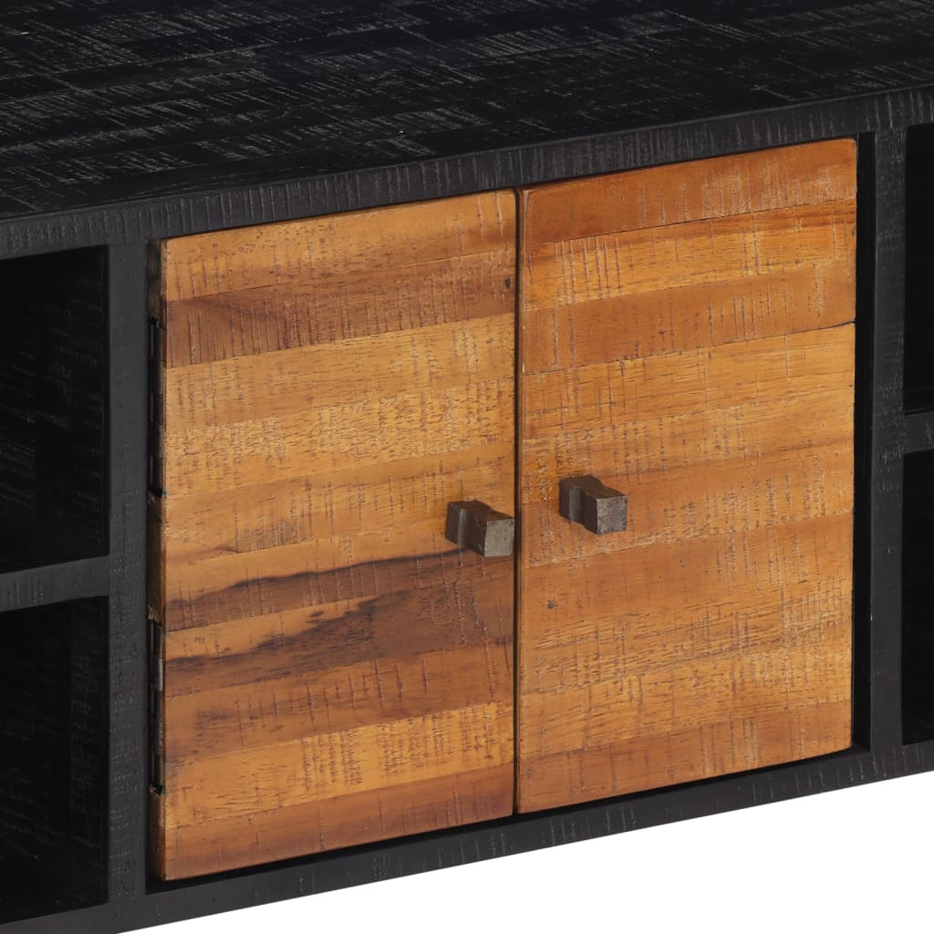 Tv-Bänk 112X31X45 Cm Massiv Återvunnen Teak