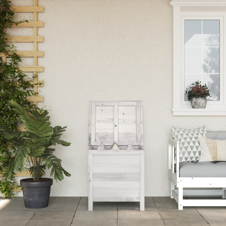 Dynbox 50X49X56,5 Cm Massivt Granträ