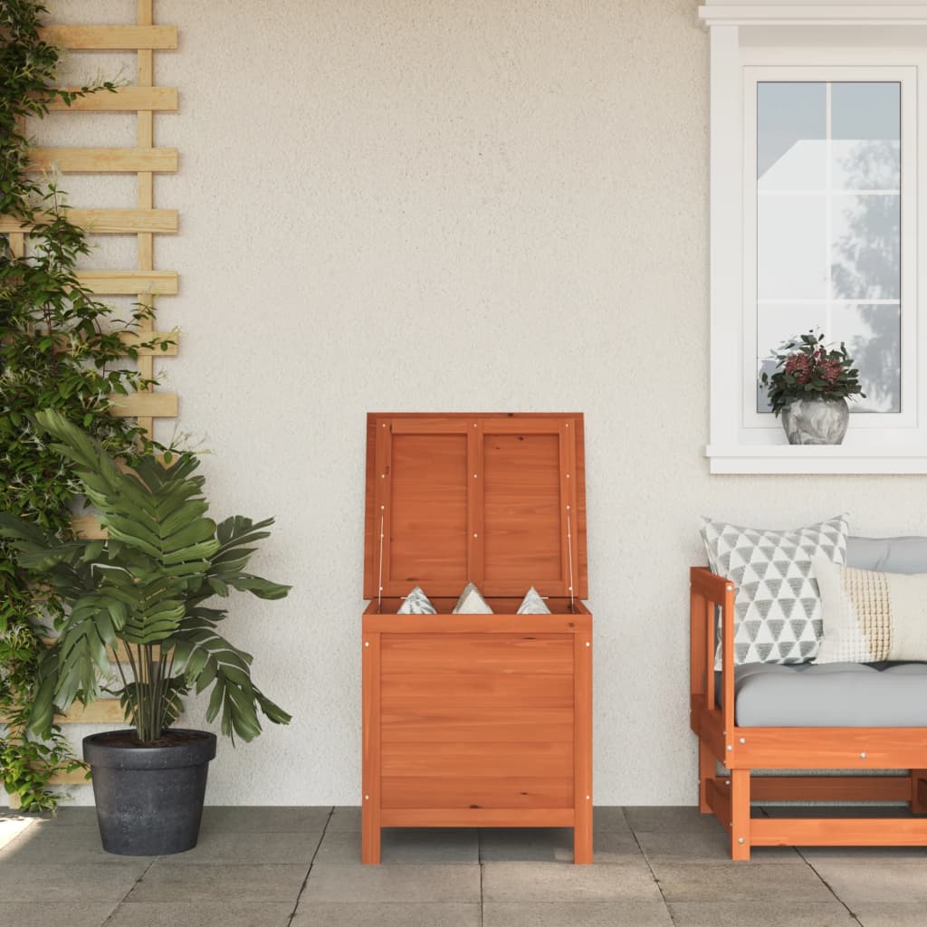 Dynbox 50X49X56,5 Cm Massivt Granträ
