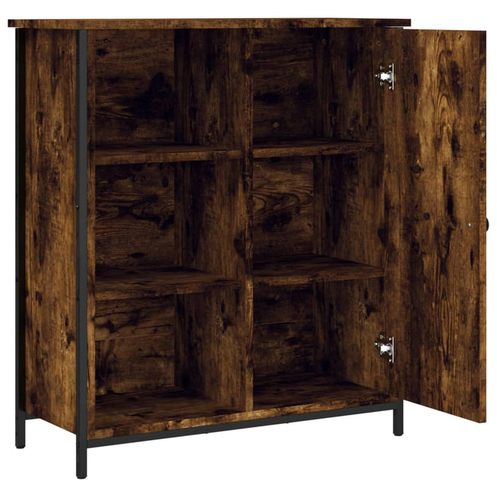 Skänk Brun Ek 70X30X80 Cm Konstruerat Trä