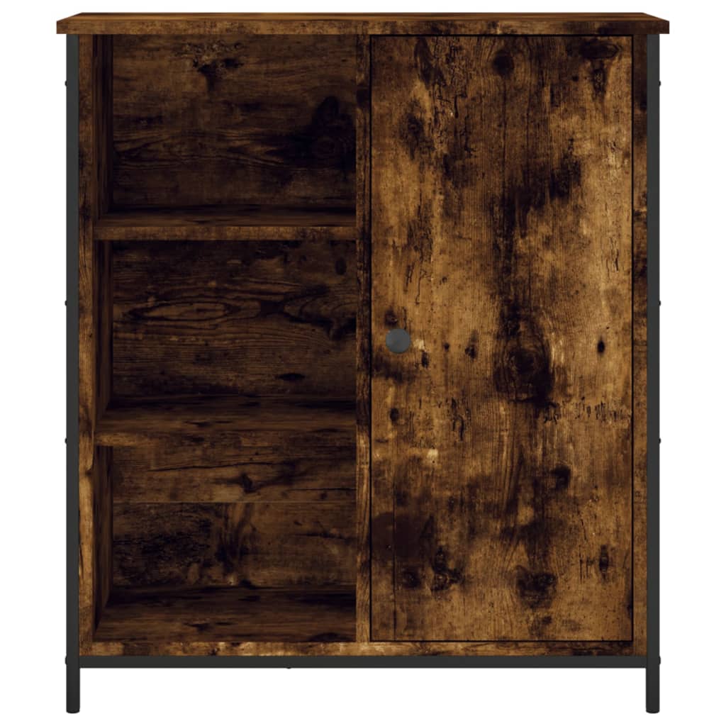 Skänk Brun Ek 70X30X80 Cm Konstruerat Trä