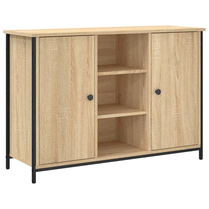 Skänk Sonoma-Ek 100X35X70 Cm Konstruerat Trä