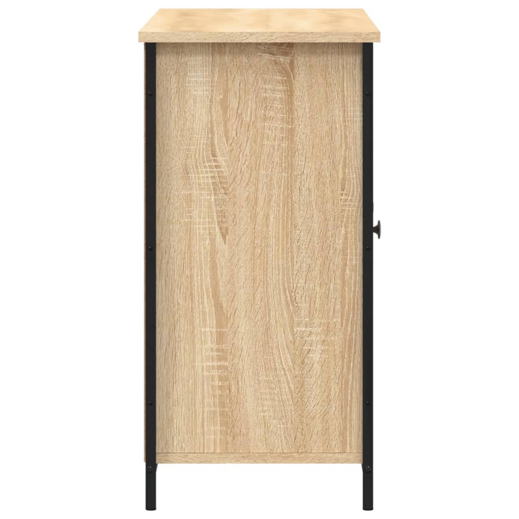 Skänk Sonoma-Ek 100X35X70 Cm Konstruerat Trä