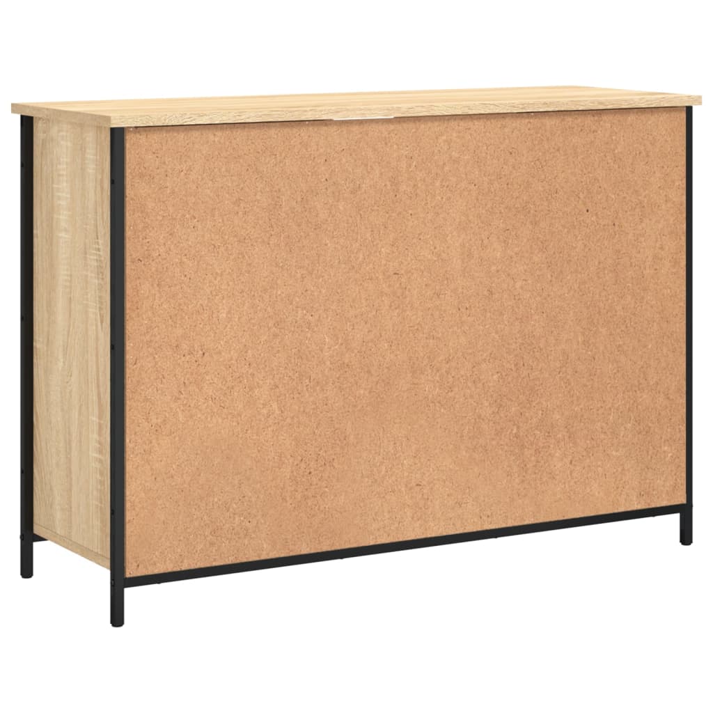 Skänk Sonoma-Ek 100X35X70 Cm Konstruerat Trä