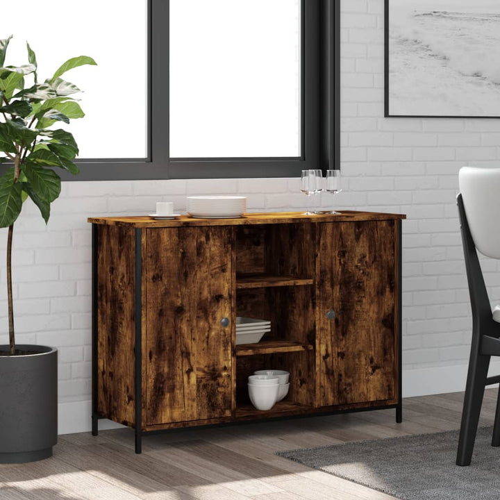 Skänk Sonoma-Ek 100X35X70 Cm Konstruerat Trä