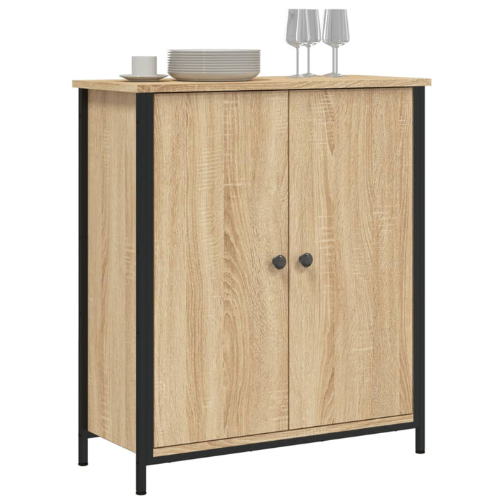 Skänk Sonoma-Ek 70X30X80 Cm Konstruerat Trä