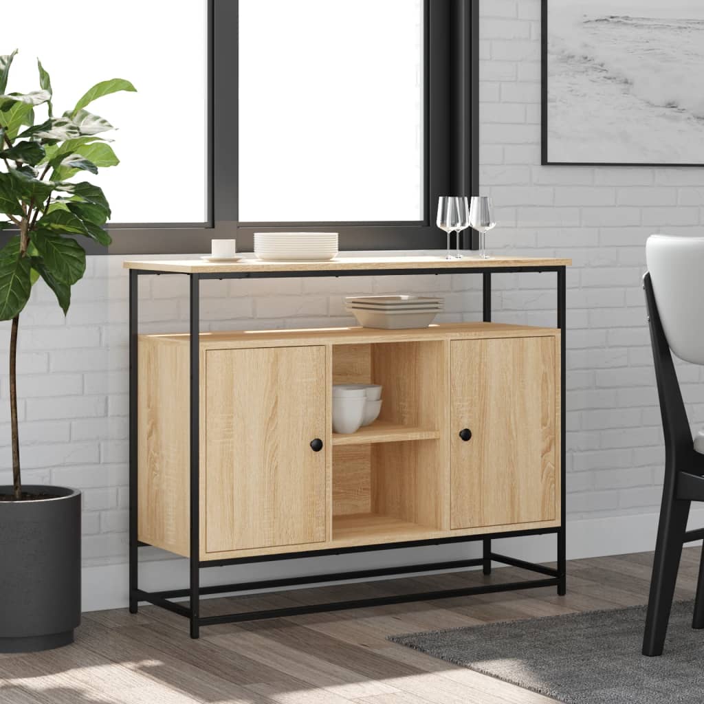Byrå 100X35X80 Cm Konstruerat Trä