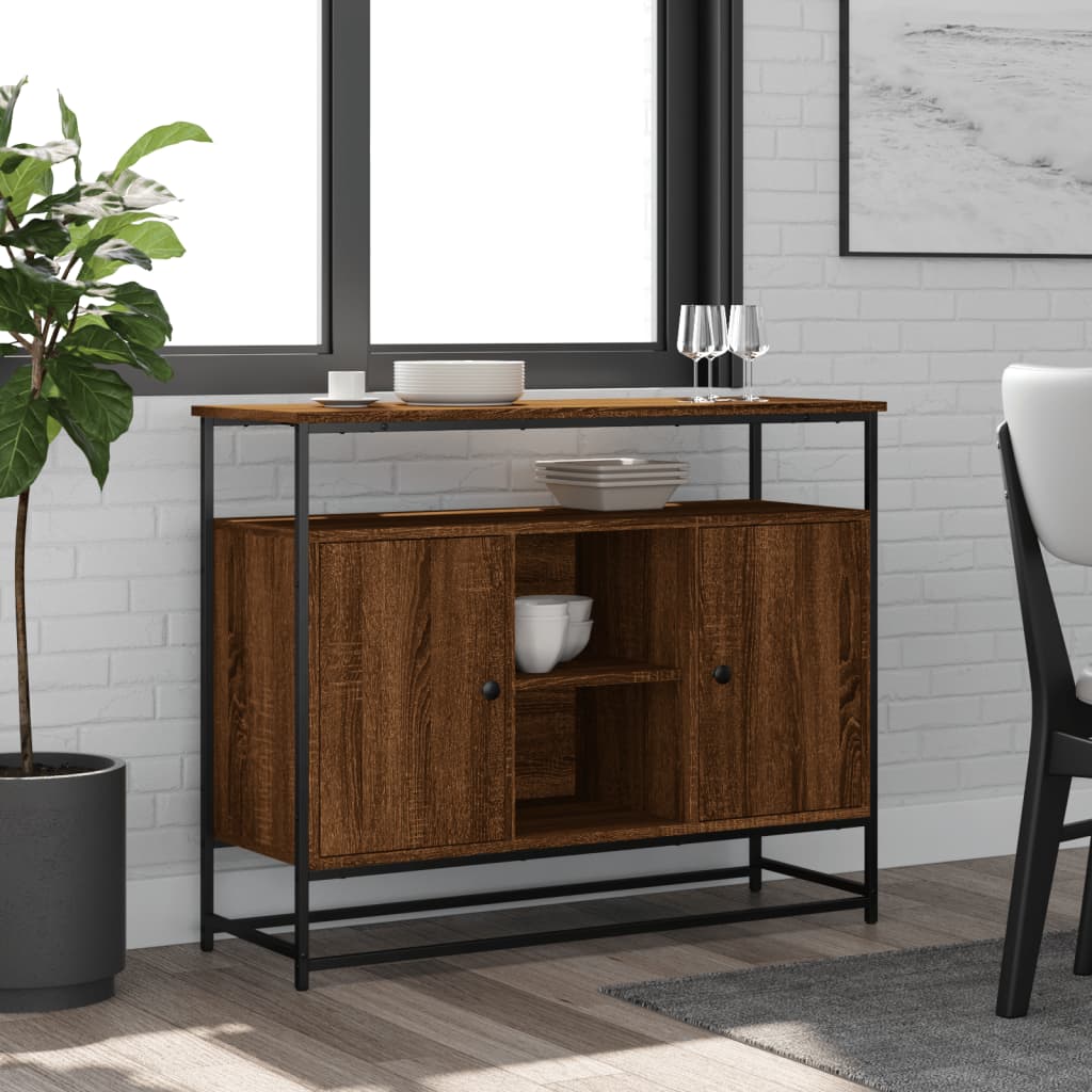 Byrå 100X35X80 Cm Konstruerat Trä