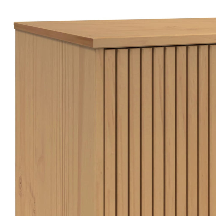 Tv-Bänk Olden 114X43X57 Cm Massiv Furu