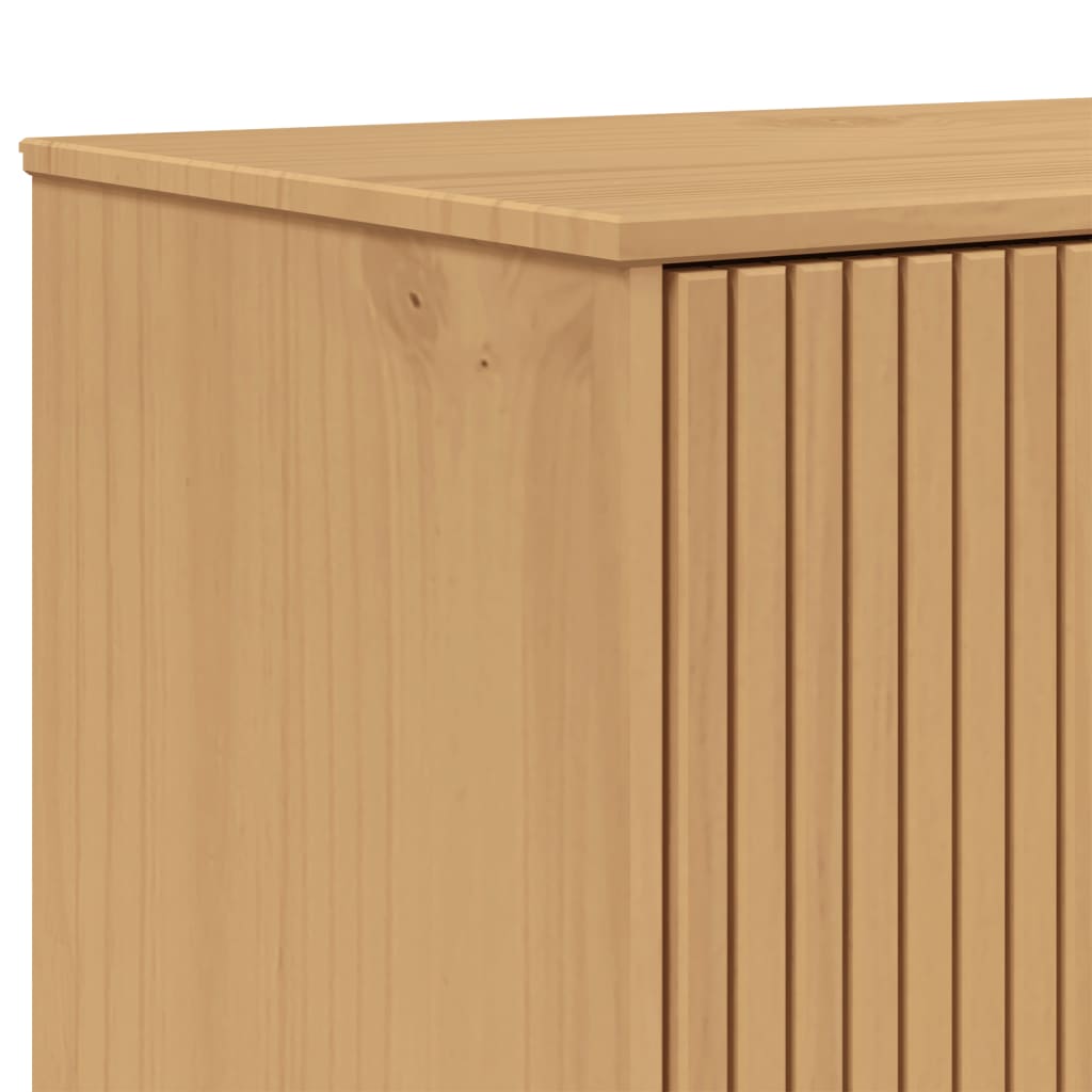Skänk Olden 85X43X125 Cm Massiv Furu