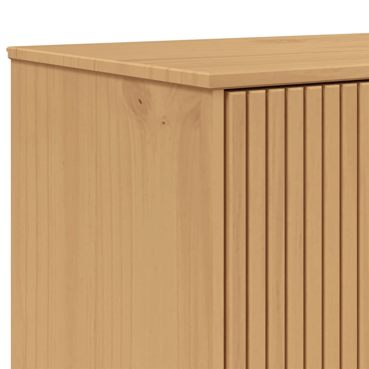 Skänk Olden 85X43X125 Cm Massiv Furu