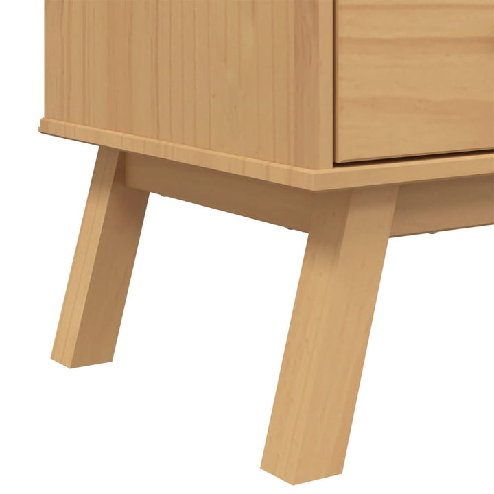 Skänk Olden 85X43X125 Cm Massiv Furu