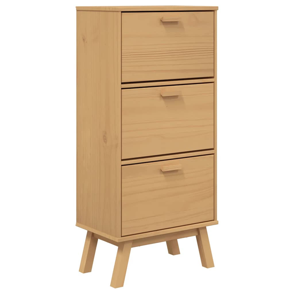 Skoskåp Olden 55X35X Massiv Furu
