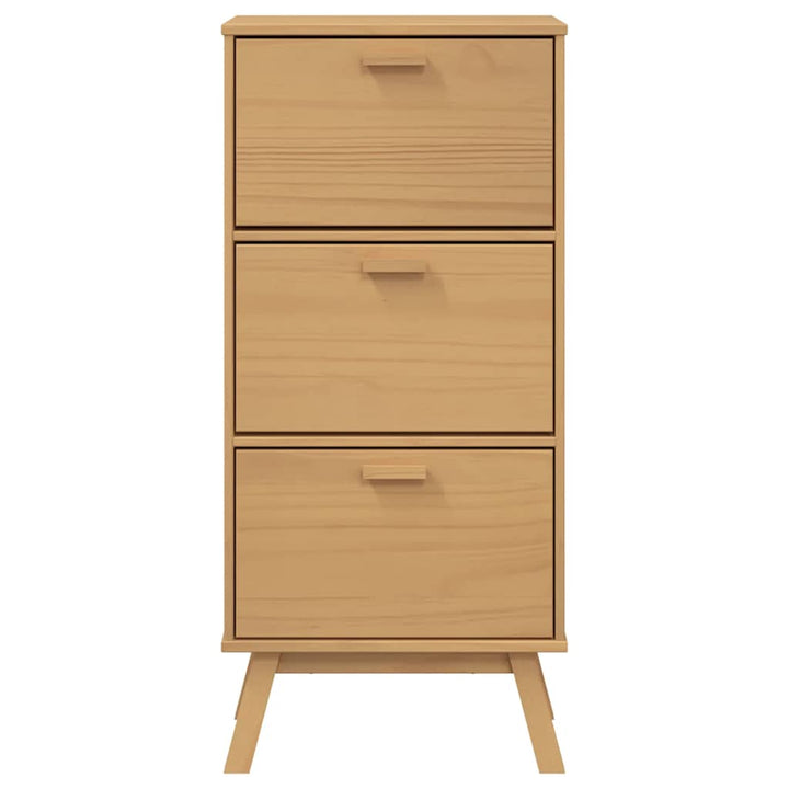 Skoskåp Olden 55X35X Massiv Furu