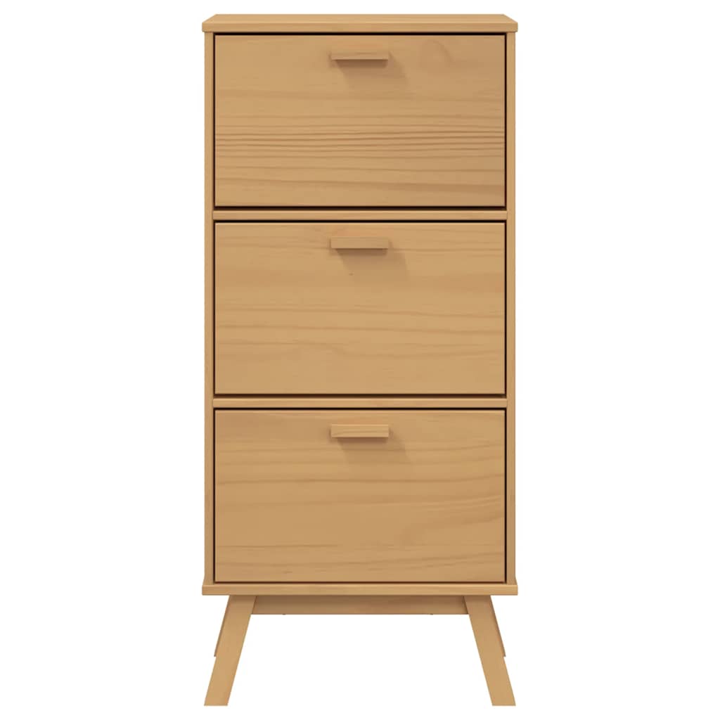 Skoskåp Olden 55X35X Massiv Furu