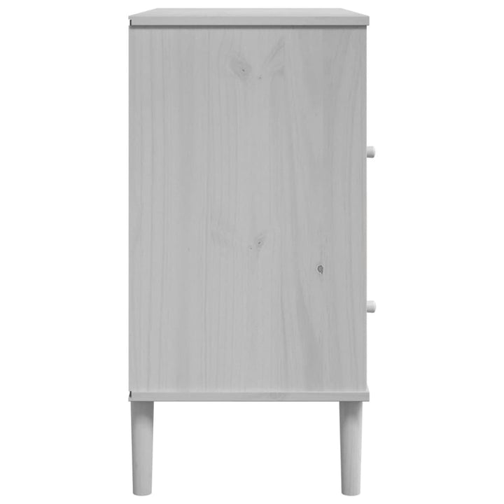 Sidobord Senja Rottinglook 80X40X80 Cm Massiv Furu