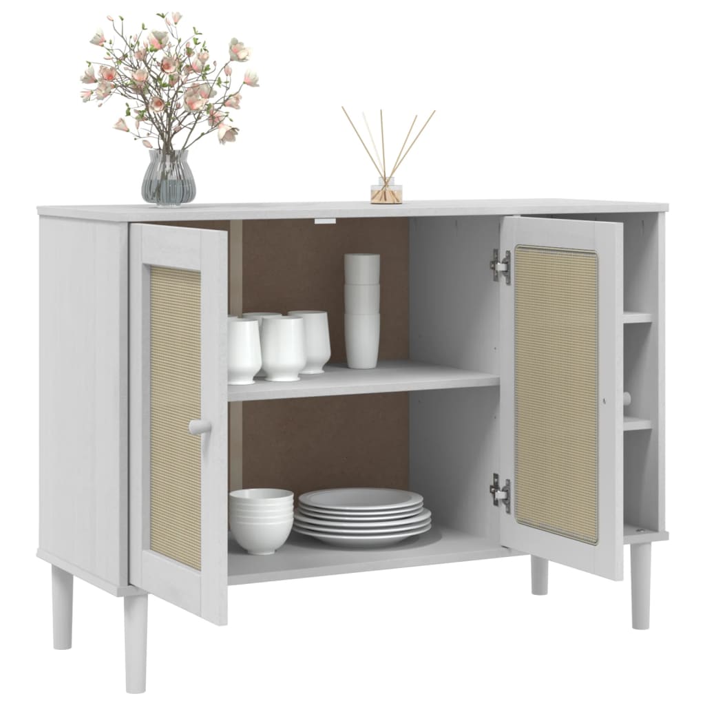 Sidobord Senja Rottinglook 112X40X80 Cm Massiv Furu