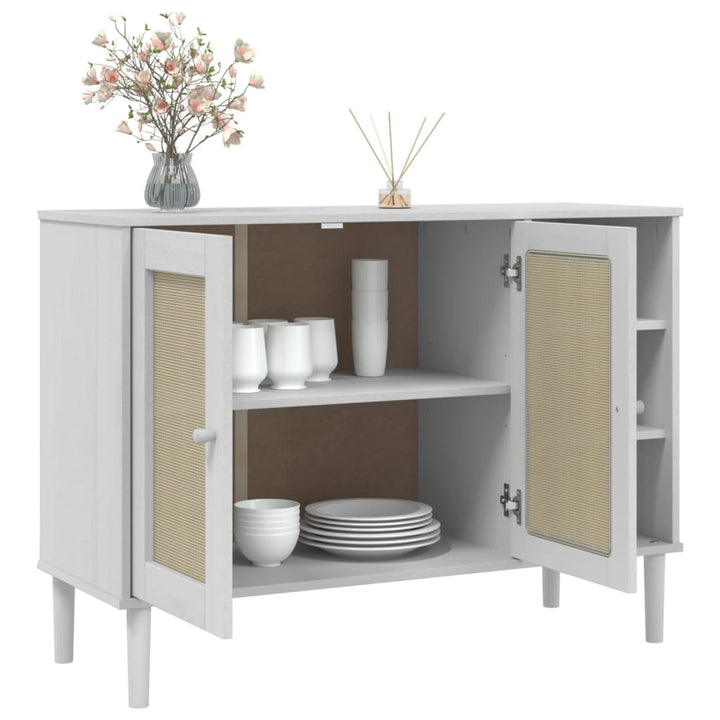Sidobord Senja Rottinglook 112X40X80 Cm Massiv Furu