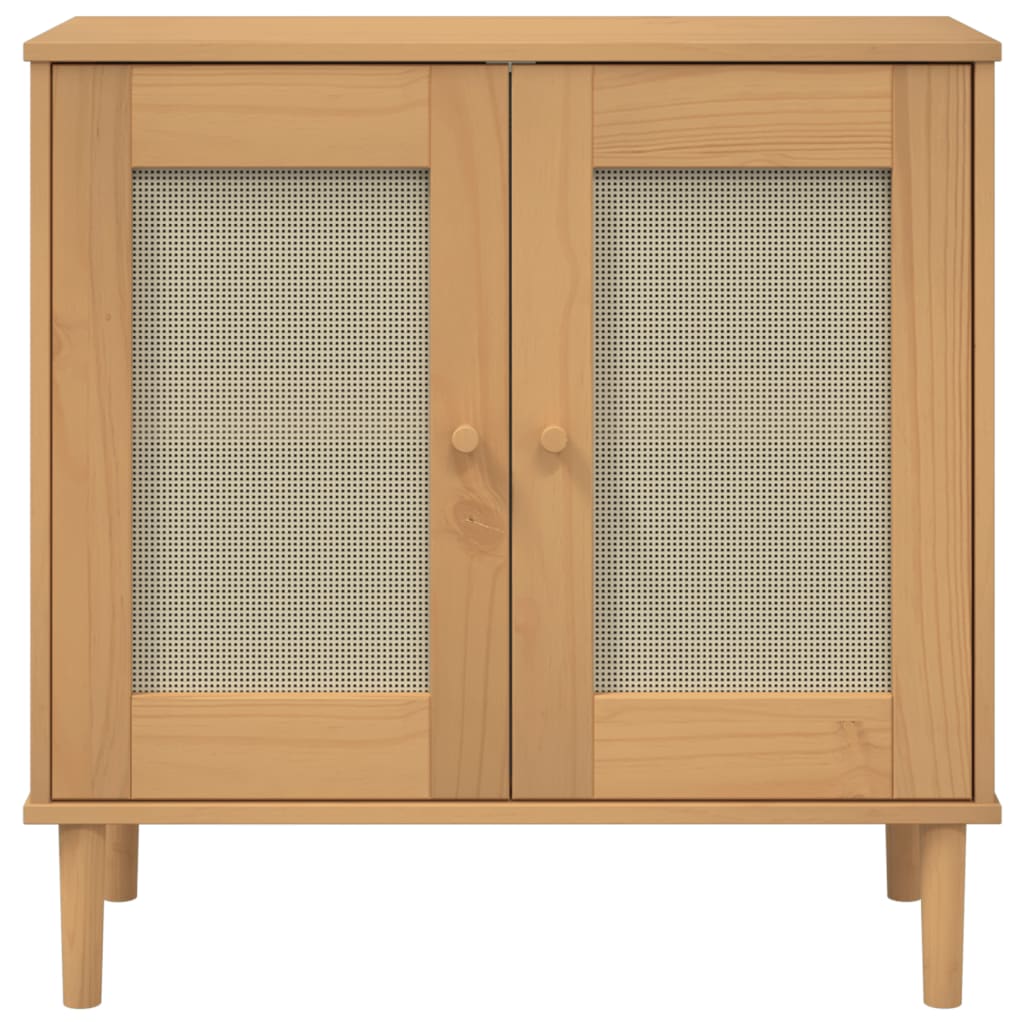 Sidobord Senja Rottinglook 80X35X80 Cm Massiv Furu