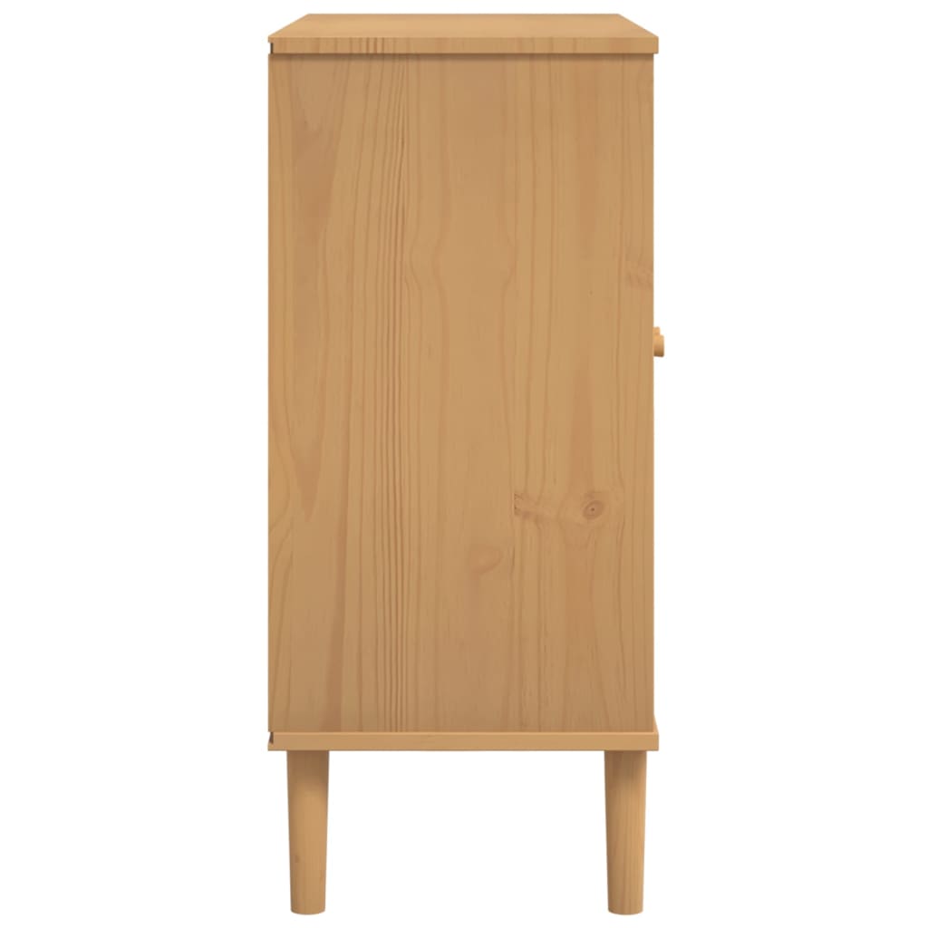 Sidobord Senja Rottinglook 80X35X80 Cm Massiv Furu