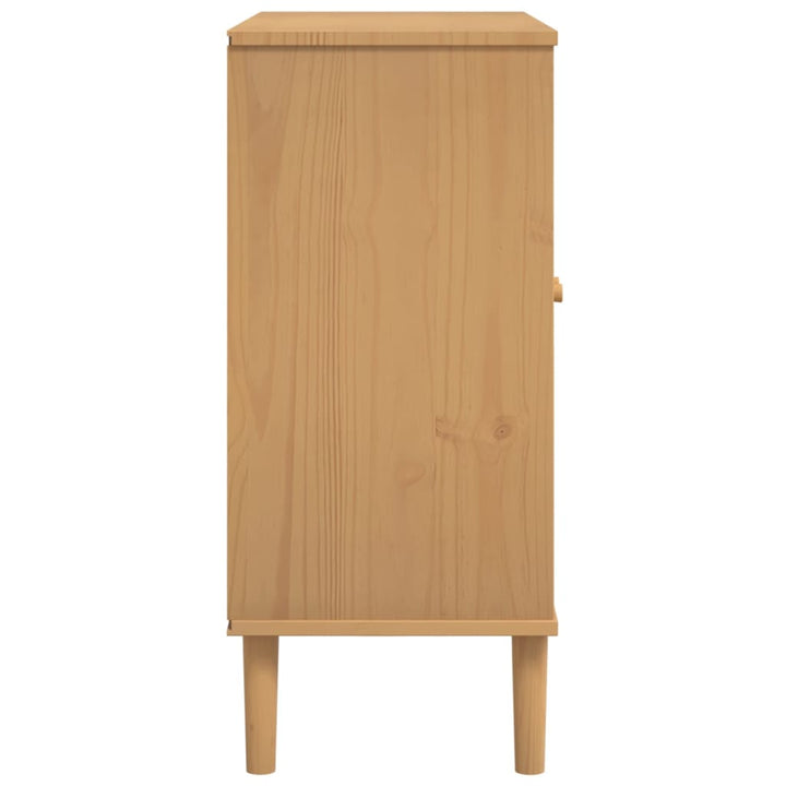 Sidobord Senja Rottinglook 80X35X80 Cm Massiv Furu