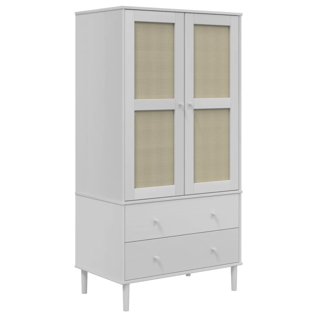 Garderob Senja Rottinglook 90X55X175 Cm Massiv Furu