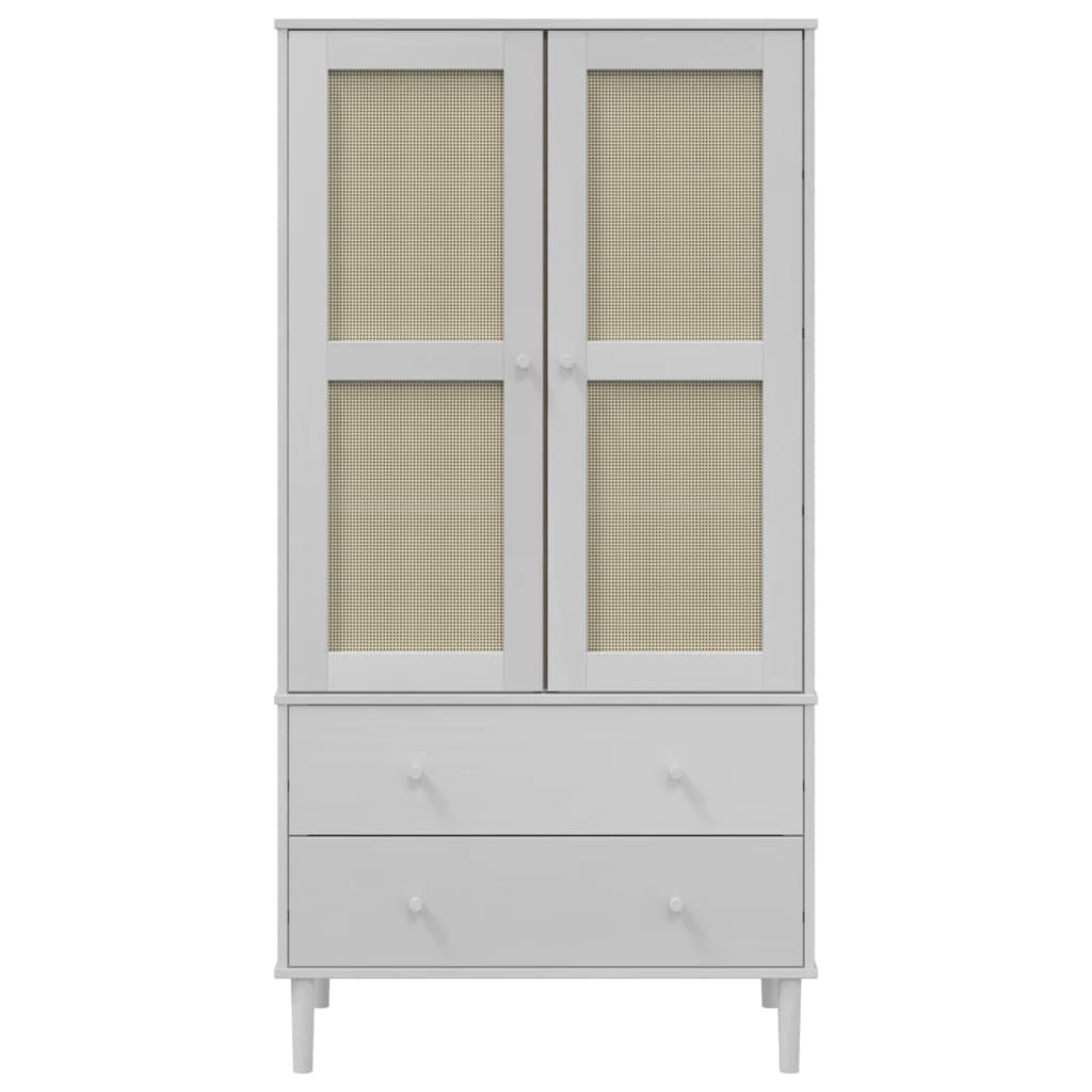 Garderob Senja Rottinglook 90X55X175 Cm Massiv Furu