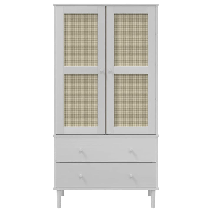 Garderob Senja Rottinglook 90X55X175 Cm Massiv Furu