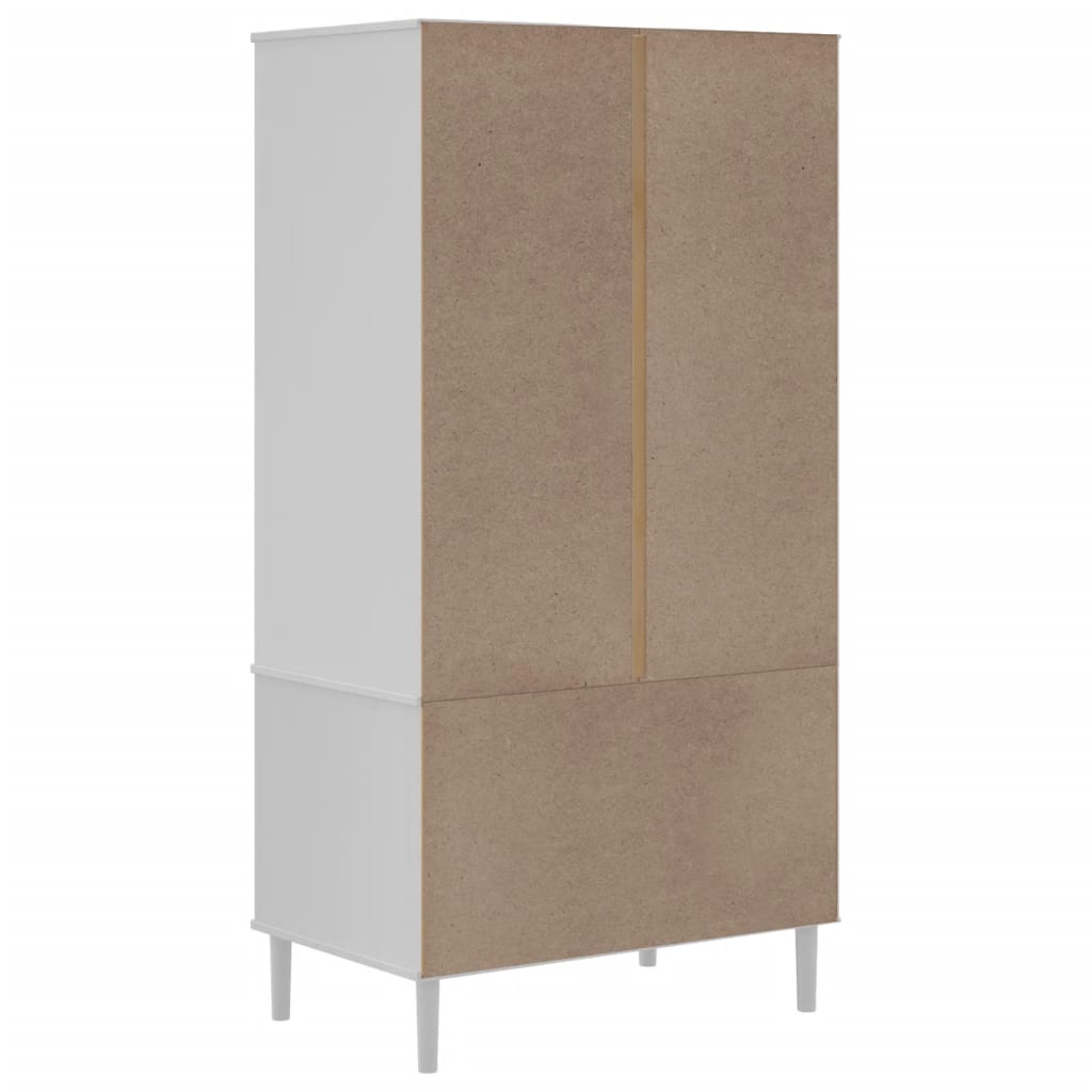 Garderob Senja Rottinglook 90X55X175 Cm Massiv Furu