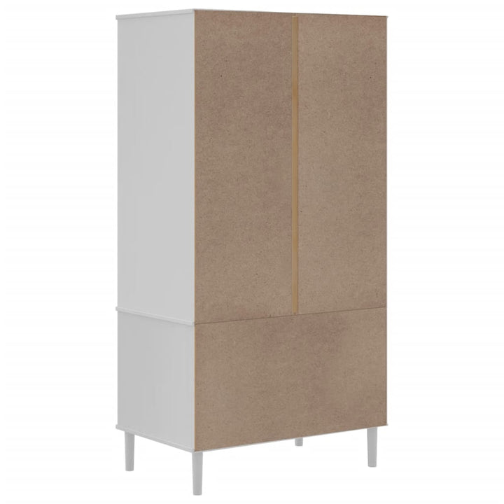 Garderob Senja Rottinglook 90X55X175 Cm Massiv Furu