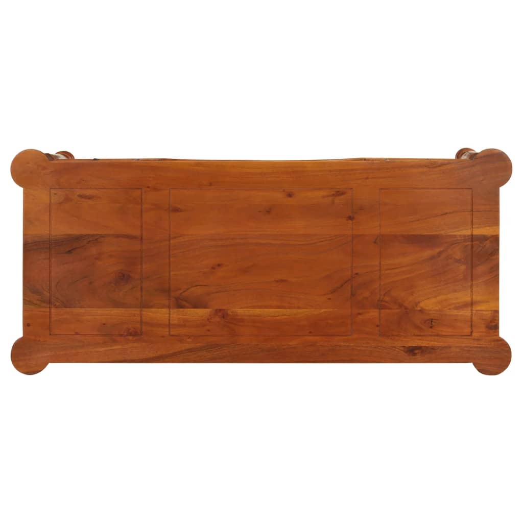 Skrivbord Med Lådor 110X50X76 Cm Trä